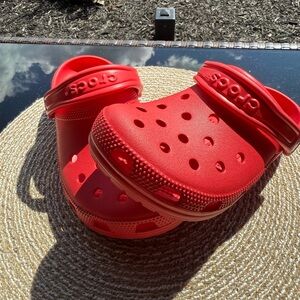 CROCS Red Mules & Clogs